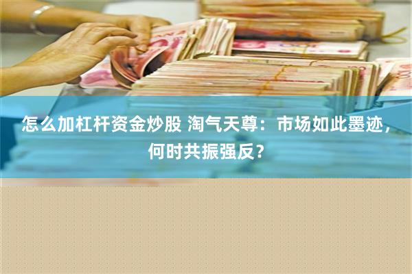 怎么加杠杆资金炒股 淘气天尊：市场如此墨迹，何时共振强反？