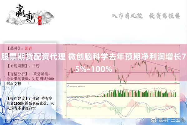 股票期货配资代理 微创脑科学去年预期净利润增长75%-100%